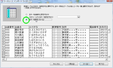 定型入力ウィザード（３）